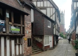 Bear Steps Hall and Gallery, Shrewsbury, (Fish Street view)